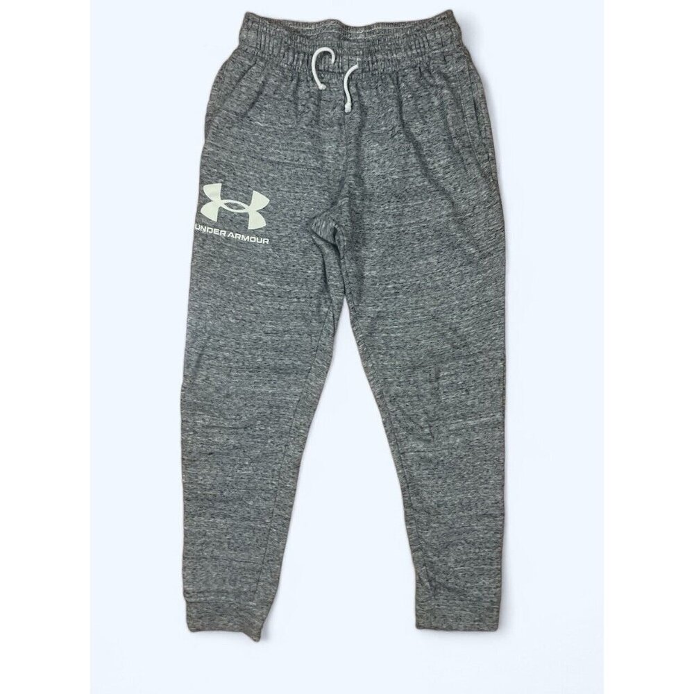 UA Under Armour Mens Sportstyle Terry‎ Gray Jogger Pants Size Medium 1361642-112